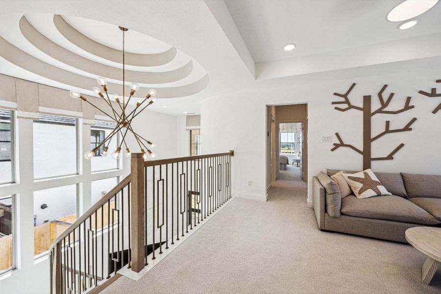 Furnished interior in a model home at Austin Point - 40' in Richmond (Image 10). Furnished interior in a model home at Austin Point - 40' in Richmond (Image 10).