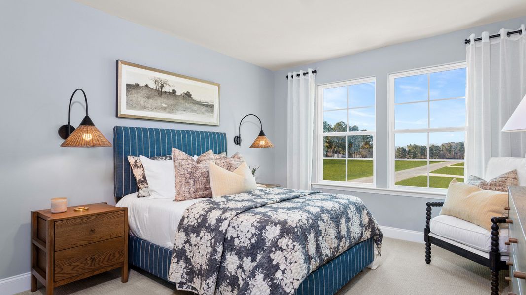 Furnished interior in a model home at Jasper's Landing in Four Oaks (Image 12).