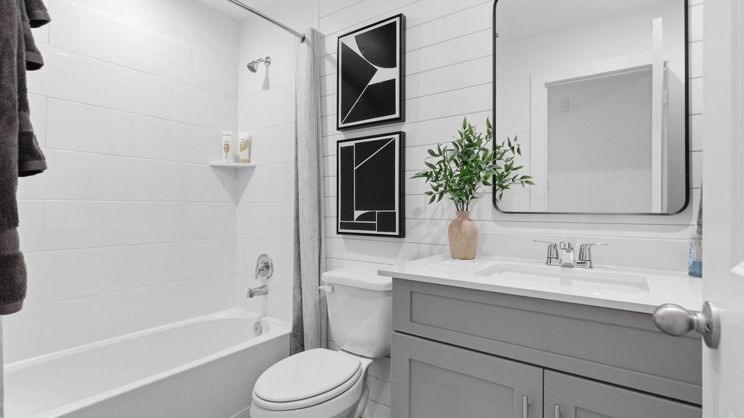 Furnished interior in a model home at Westland Ranch 50' Homesites in League City (Image 30).