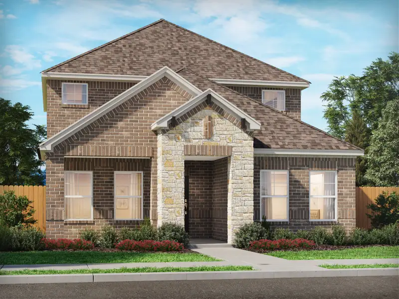 Front exterior of a home in the Cibolo Hills West - Spring Series community, located in Fort Worth, TX (Image 3).