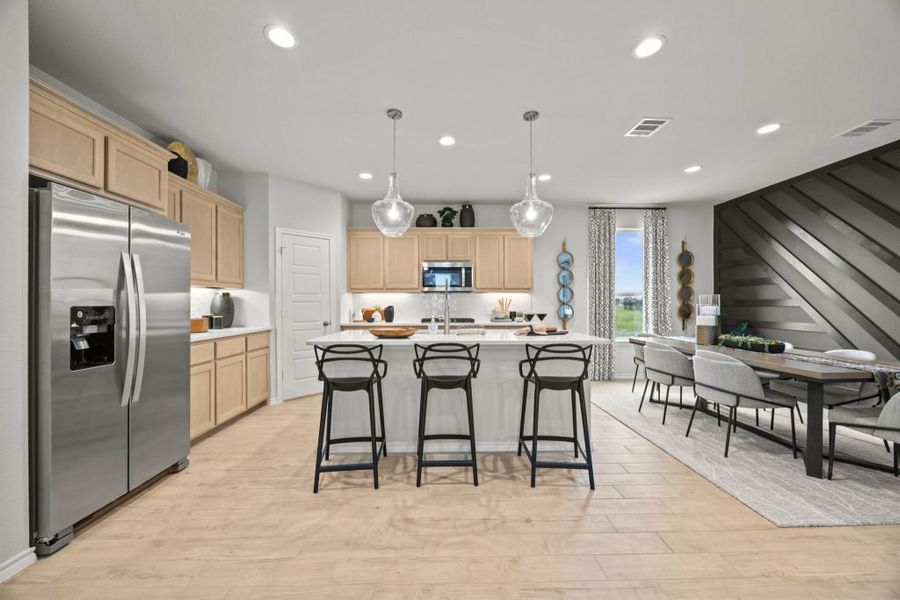 Furnished interior in a model home at Northspur in Terrell (Image 12). Furnished interior in a model home at Northspur in Terrell (Image 12).