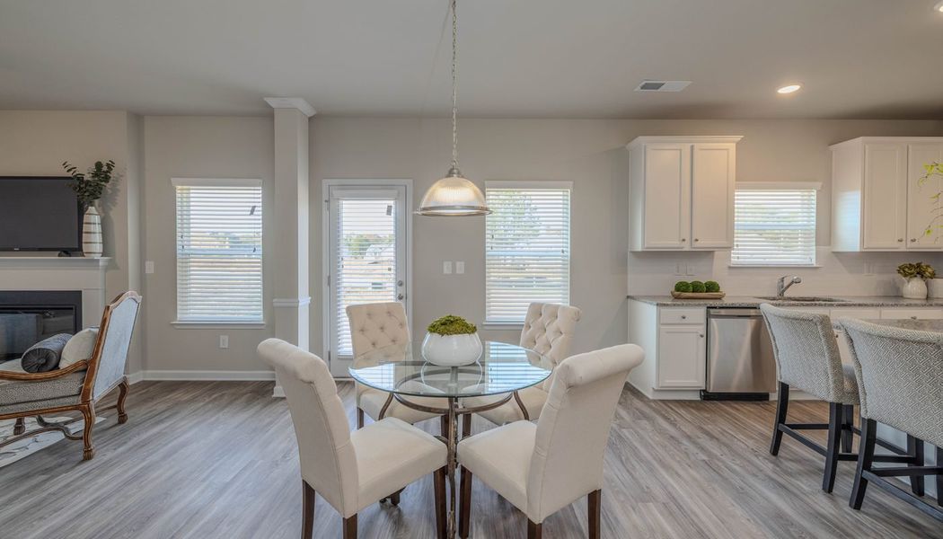 Furnished interior in a model home at Chimney Oaks in Homer (Image 32). Furnished interior in a model home at Chimney Oaks in Homer (Image 32).