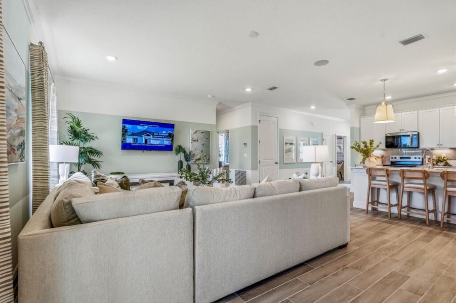 Furnished interior in a model home at Port Saint Lucie in Port St. Lucie (Image 27).