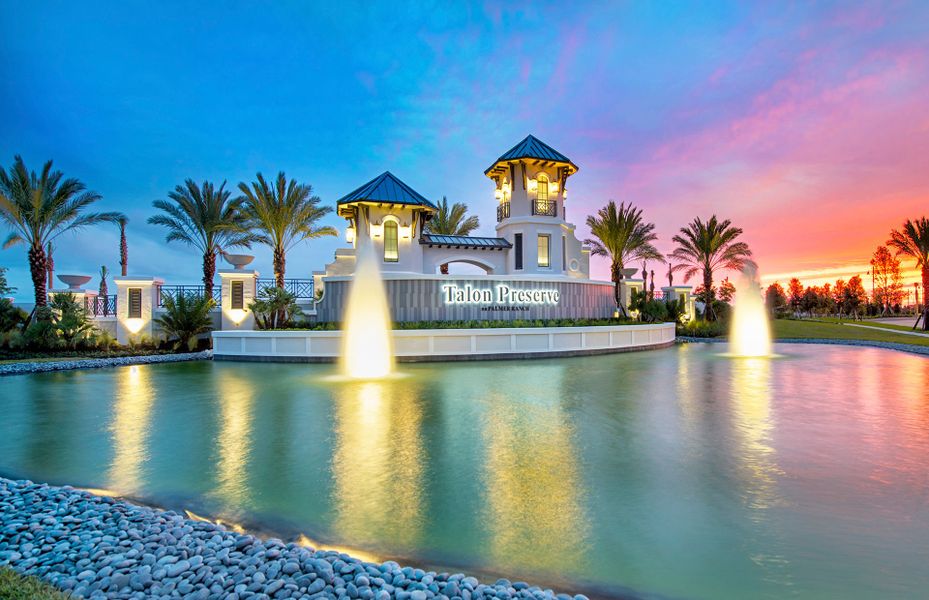 Stunning Gated Entry Monument at Talon Preserve on Palmer Ranch | New build homes near Sarasota, FL