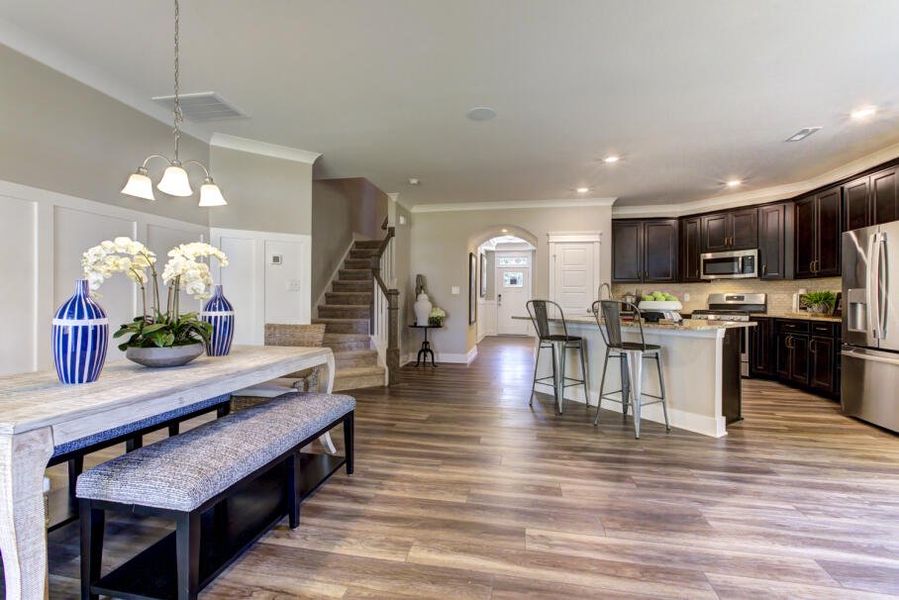 Furnished interior in a model home at Holden Village in Youngsville (Image 33).