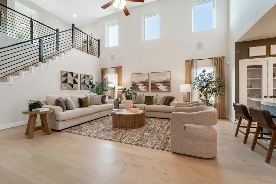 Furnished interior in a model home at The Reserve at Huntsville in Huntsville (Image 7).