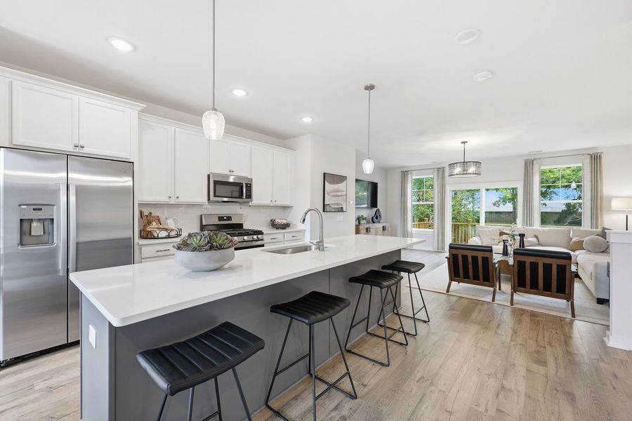 Beautifully crafted kitchen that blends form and function.