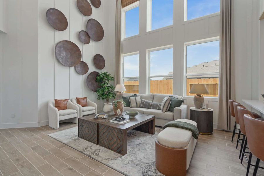 Furnished interior in a model home at Emory Glen in Magnolia (Image 5). Furnished interior in a model home at Emory Glen in Magnolia (Image 5).