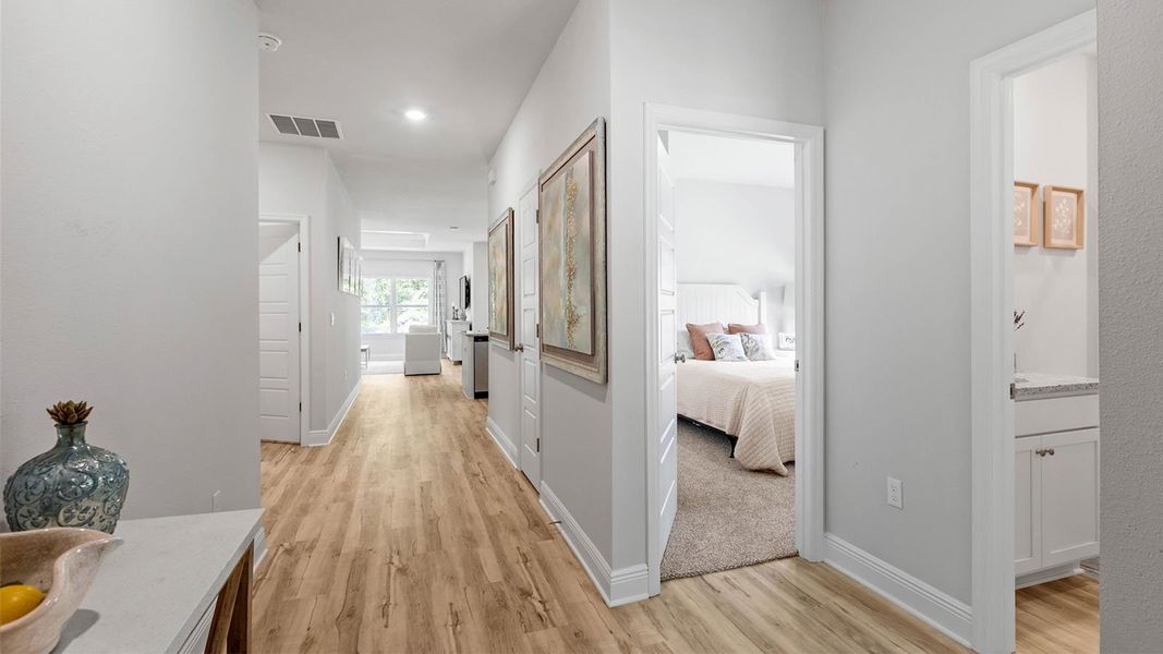 Furnished interior in a model home at Pine Dove Estates in Tallahassee (Image 21).