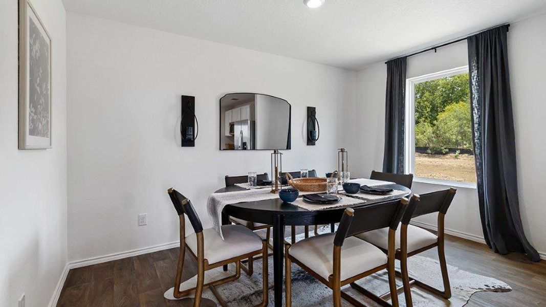 Furnished interior in a model home at Lucero in San Antonio (Image 15).