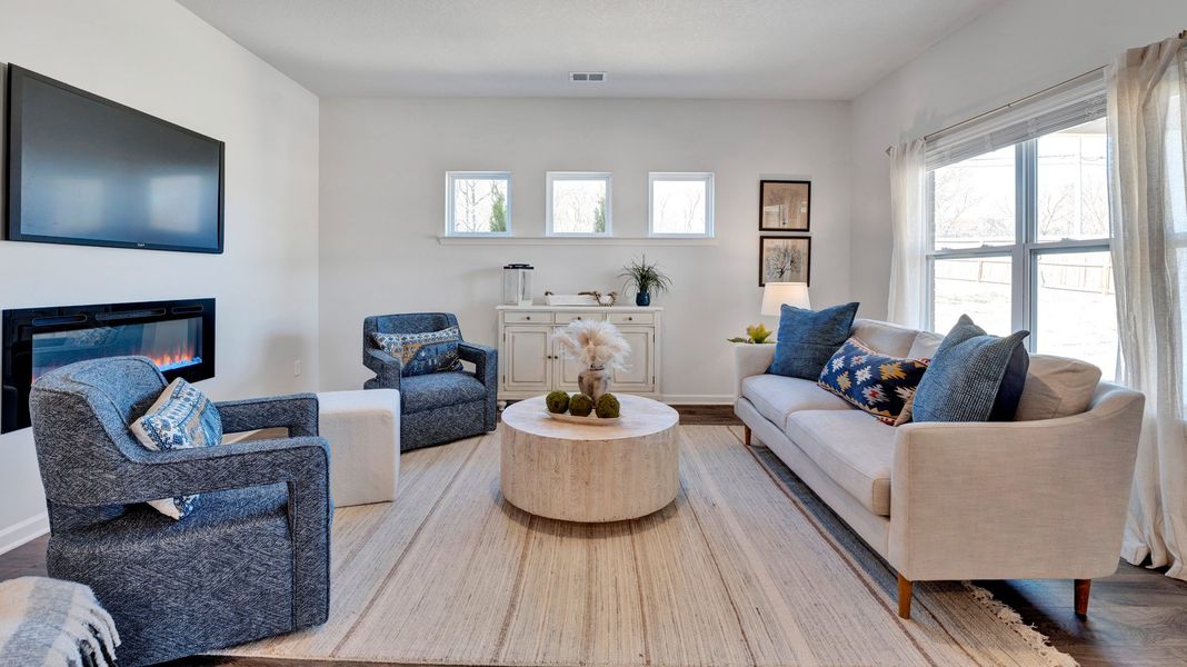 Furnished interior in a model home at Village Park in Oakland (Image 15).