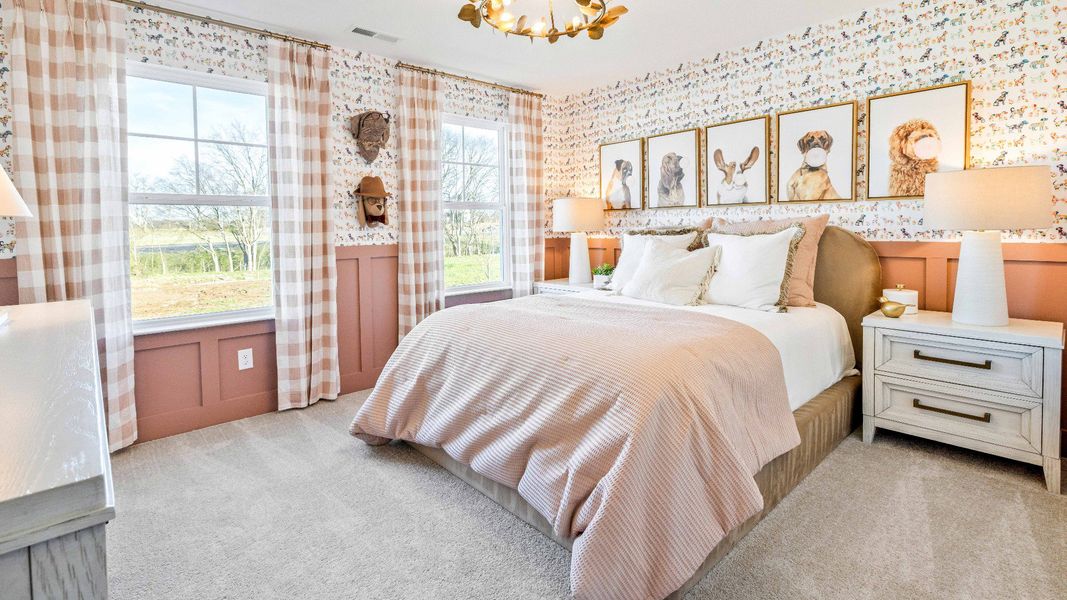 Furnished interior in a model home at Bearwood Classics in Mount Pleasant (Image 15).