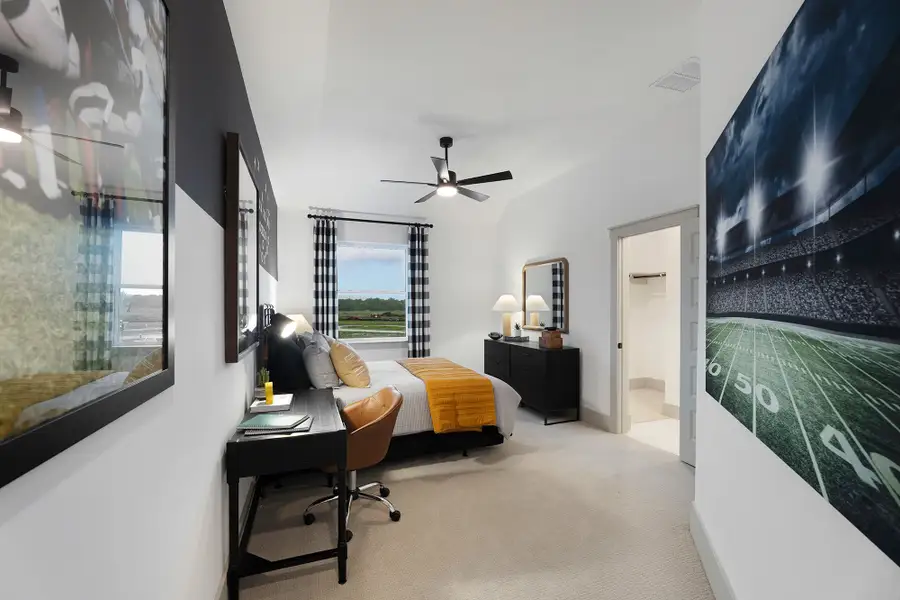 Furnished interior in a model home at Briarley in Montgomery (Image 11).