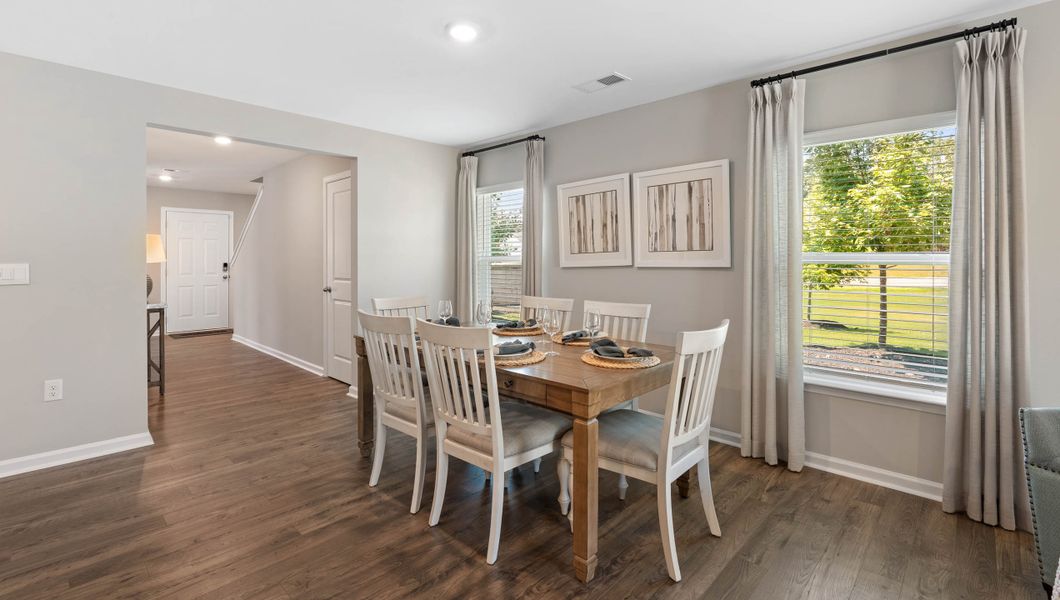 Furnished interior in a model home at Cloverdale Hills in Piedmont (Image 16).