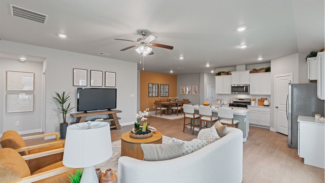 Furnished interior in a model home at Empire Estates in Corpus Christi (Image 23).