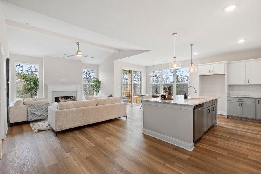 Furnished interior in a model home at Heritage Walk in Chattanooga (Image 20).