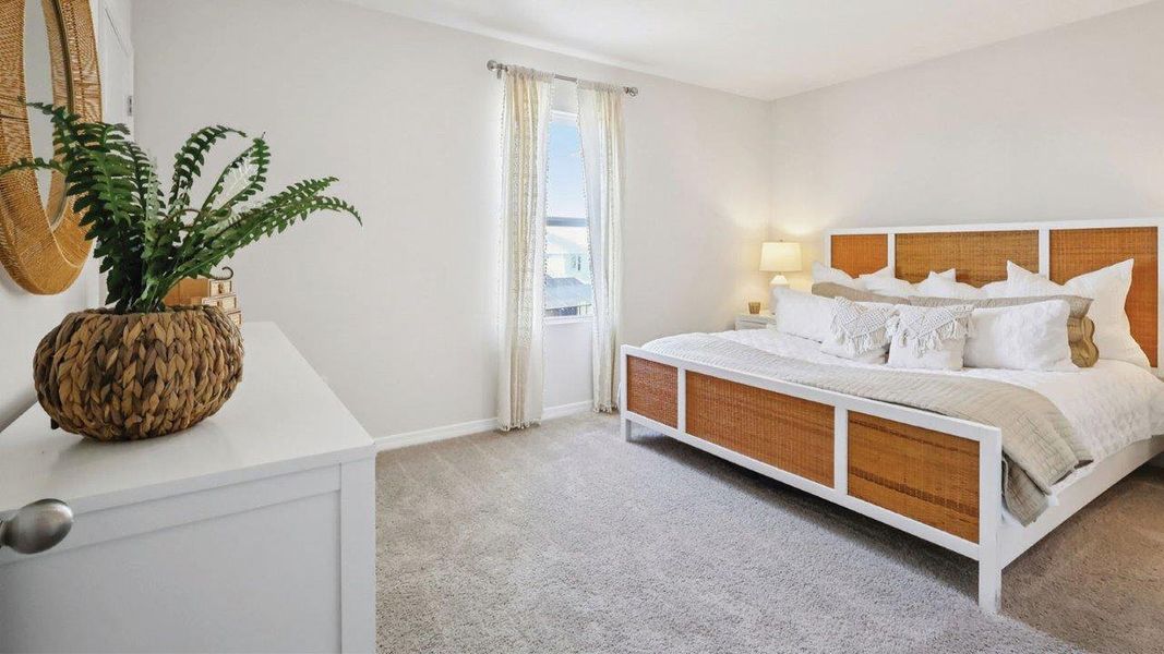 Furnished interior in a model home at Citrus Ridge in Davenport (Image 15). Furnished interior in a model home at Citrus Ridge in Davenport (Image 15).