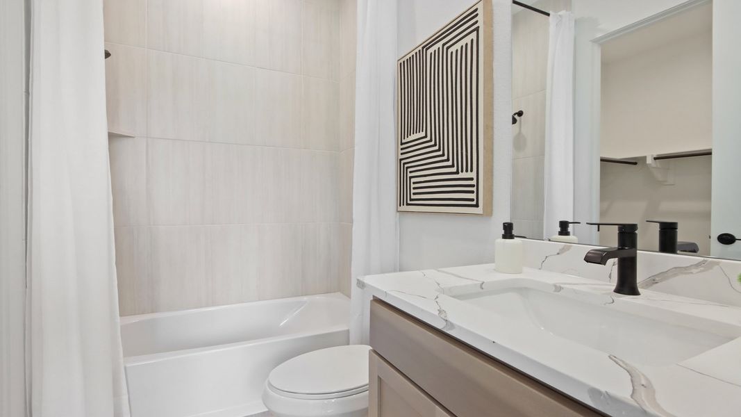 Furnished interior in a model home at Butlers Bend Estates in Pinehurst (Image 44). Furnished interior in a model home at Butlers Bend Estates in Pinehurst (Image 44).