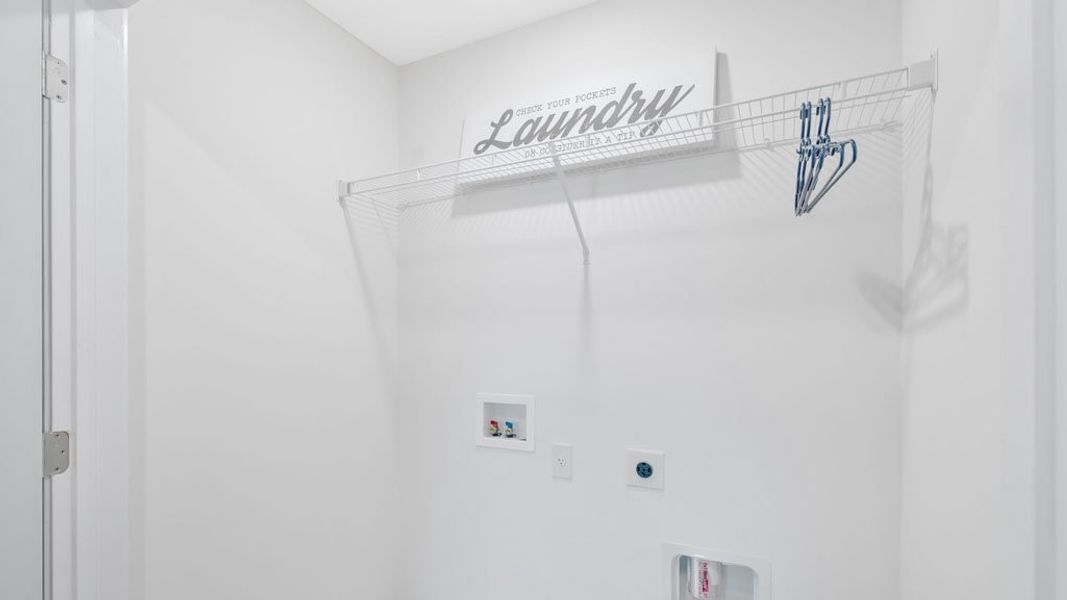 Furnished interior in a model home at Hudson Terrace Townhomes in Bristol (Image 21).