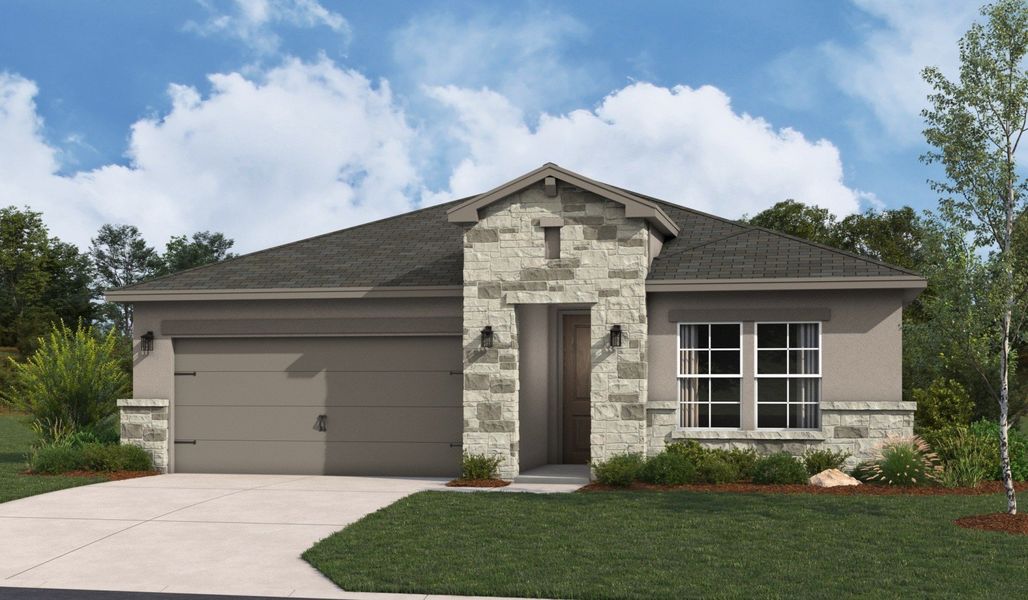 Front exterior of a home in the The Woodlands community, located in Mico, TX (Image 3).