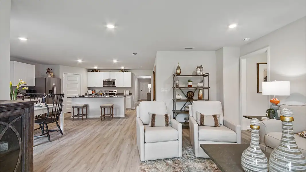 Furnished interior in a model home at Sunny Hills in Chipley (Image 10).