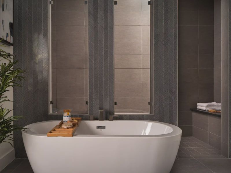 Close-up of interior finishes in a home at Heights at San Gabriel, Georgetown (Image 42). Close-up of interior finishes in a home at Heights at San Gabriel, Georgetown (Image 42).