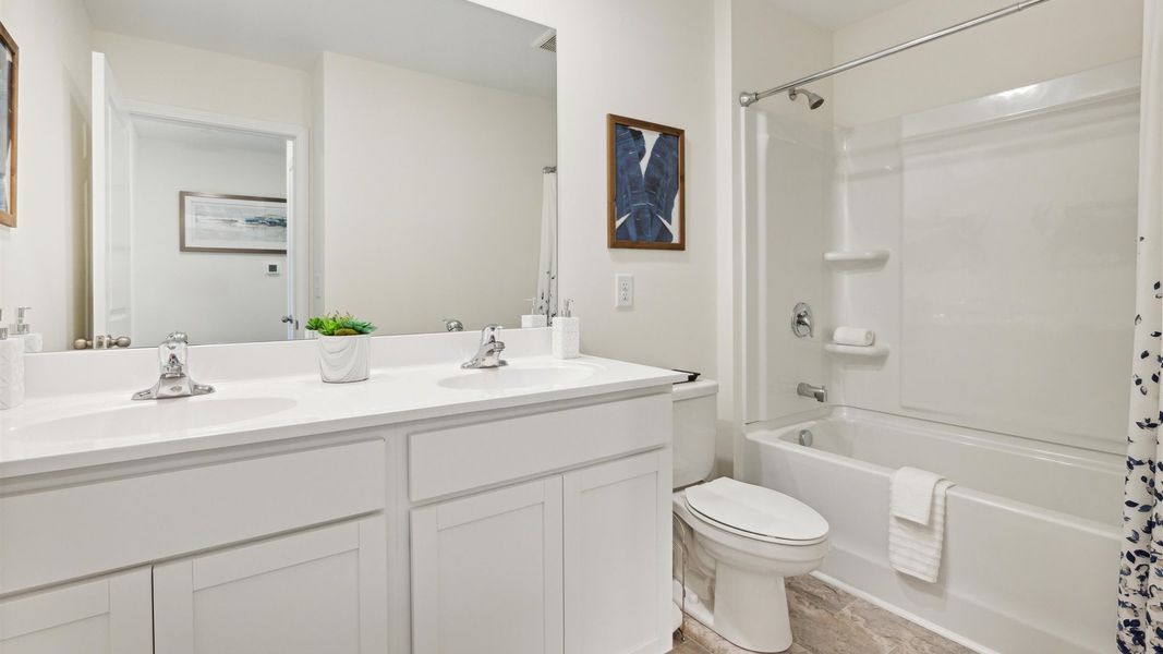 Furnished interior in a model home at Oak Hill in Vonore (Image 22).