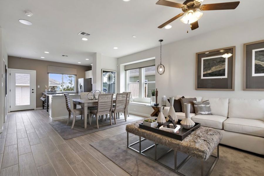Furnished interior in a model home at Trace in San Marcos (Image 12). Furnished interior in a model home at Trace in San Marcos (Image 12).