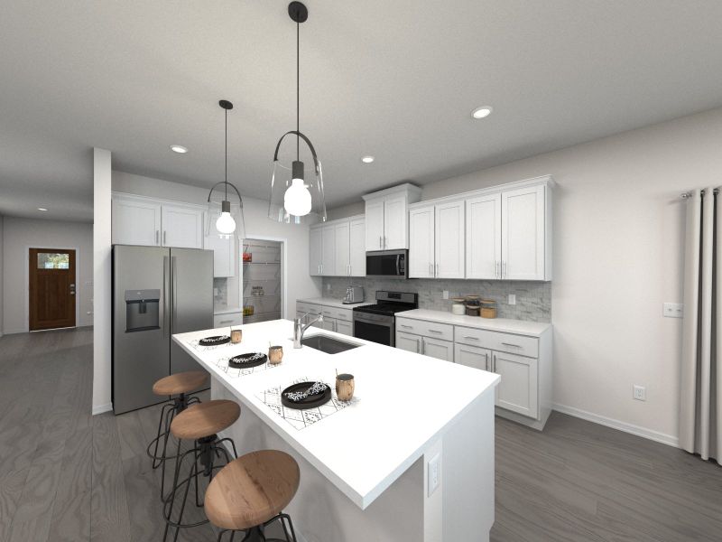 Furnished interior in a model home at Briarcreek - Legacy Series in Nashville (Image 3).