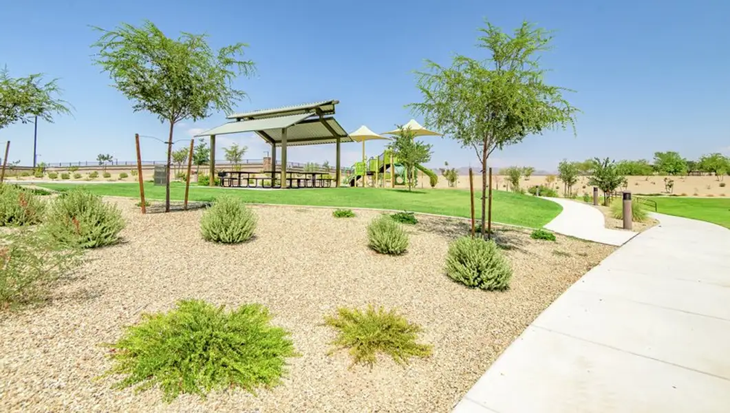 Enjoy hosting family and friends for a picnic in the spacious ramada.