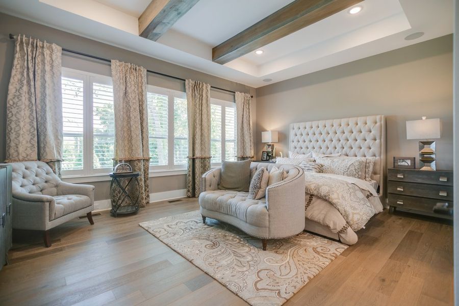 Furnished interior in a model home at Lookaway Farms in Franklin (Image 9).
