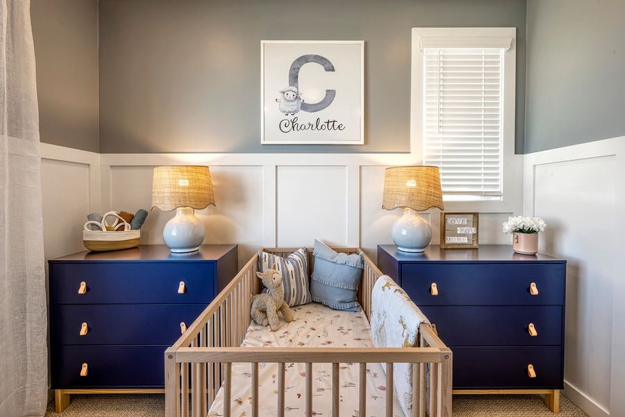 Furnished interior in a model home at Arietta at Soleo in Queen Creek (Image 34).