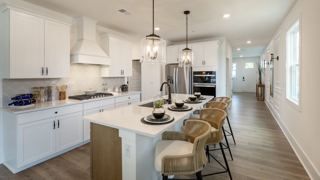 Furnished interior in a model home at The Village at Sandy Plains in Marietta (Image 10).