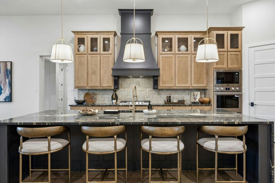 Furnished interior in a model home at Discovery Lakes in Rockwall (Image 8).