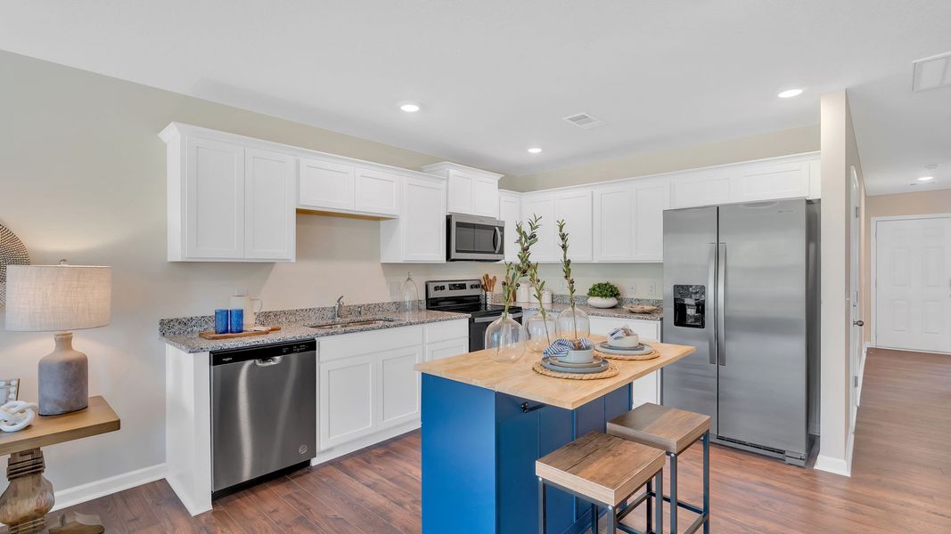 Furnished interior in a model home at Clearwater Springs in Johnson City (Image 4).