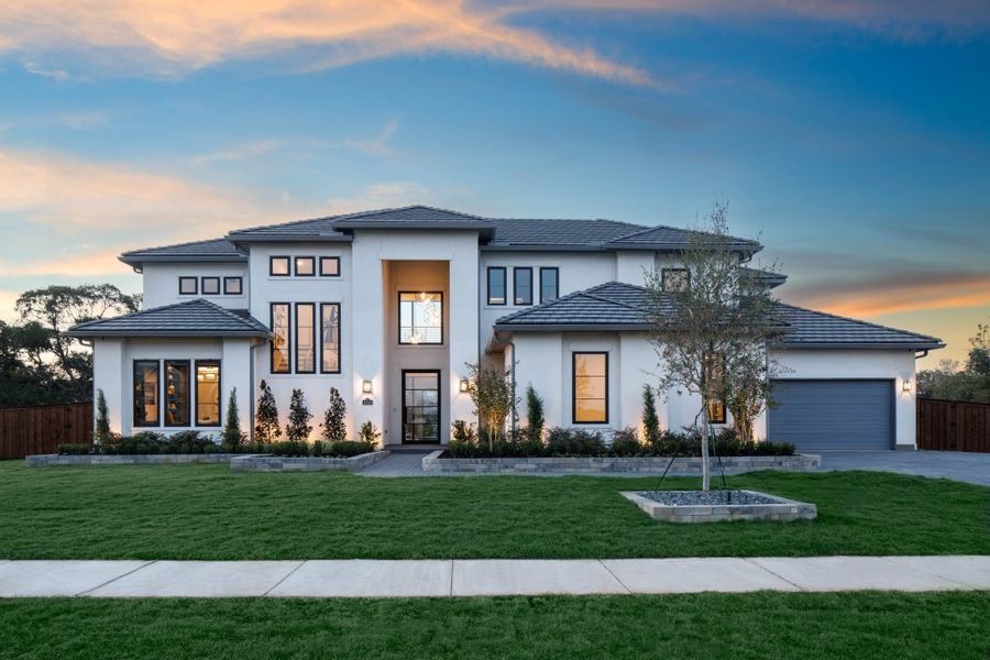 Front exterior of a home in the Dean Farms community, located in Lucas, TX (Image 12).