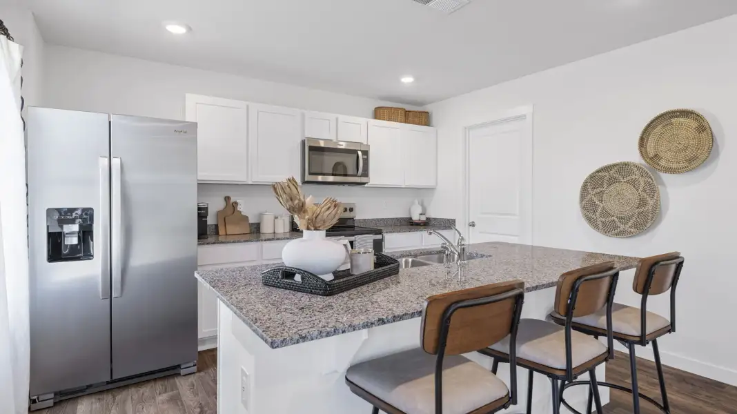 Furnished interior in a model home at Holloway Farms in Cleveland (Image 11).