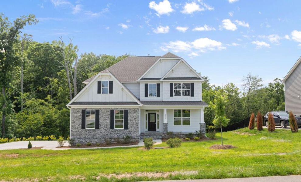 Front exterior of a home in the Carraway community, located in Greensboro, NC (Image 5).