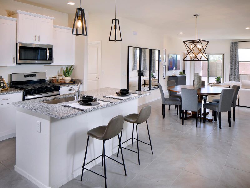 Furnished interior in a model home at Sunset Crest - Signature Series in Tucson (Image 25). Furnished interior in a model home at Sunset Crest - Signature Series in Tucson (Image 25).