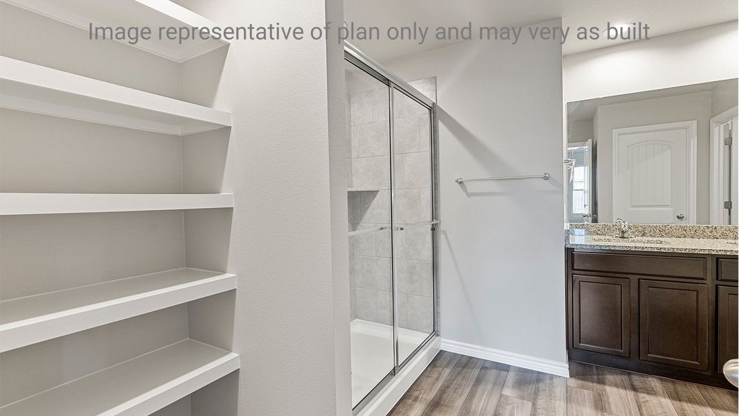 Furnished interior in a model home at Woodside in Corpus Christi (Image 19). Furnished interior in a model home at Woodside in Corpus Christi (Image 19).