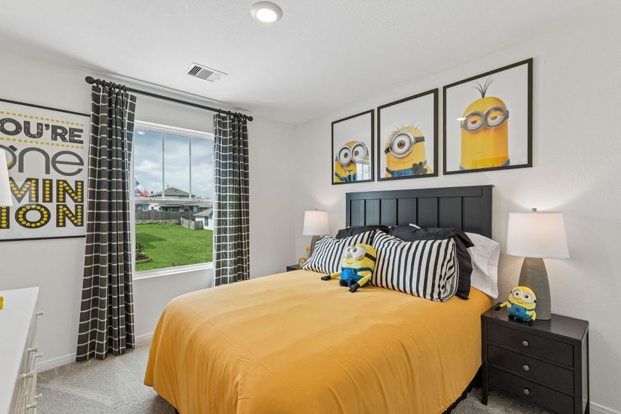 Furnished interior in a model home at Magnolia Springs in Montgomery (Image 29).