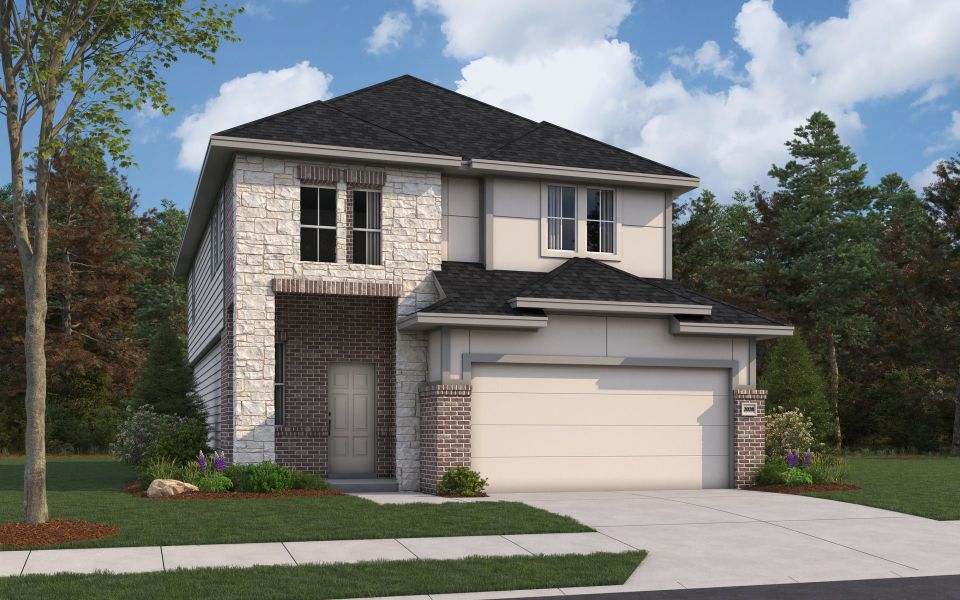 Rendering of floor plan. Colors and features may differ from shown representation.