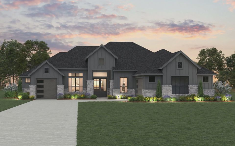 Front exterior of a home in the Feathergrass community, located in Florence, TX (Image 11). Front exterior of a home in the Feathergrass community, located in Florence, TX (Image 11).