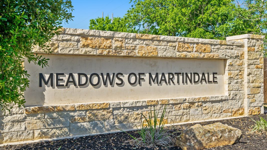 Meadows of Martindale Entrance Monument