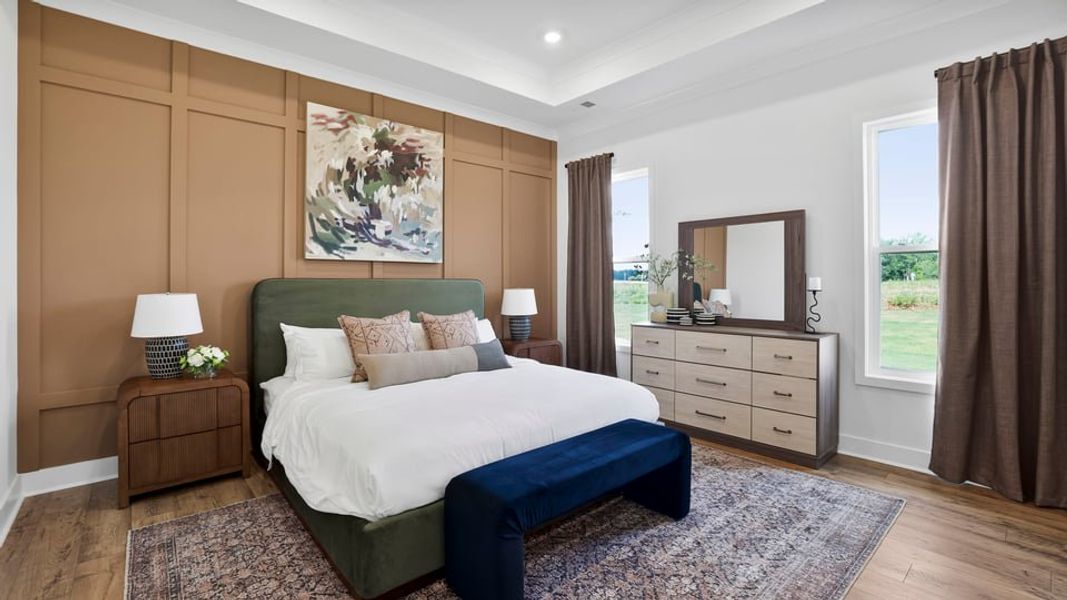Furnished interior in a model home at Williams Ridge in Woodruff (Image 19).