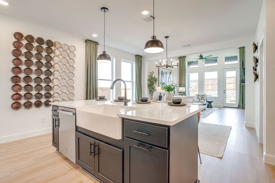 Furnished interior in a model home at Creekside in Royse City (Image 31).