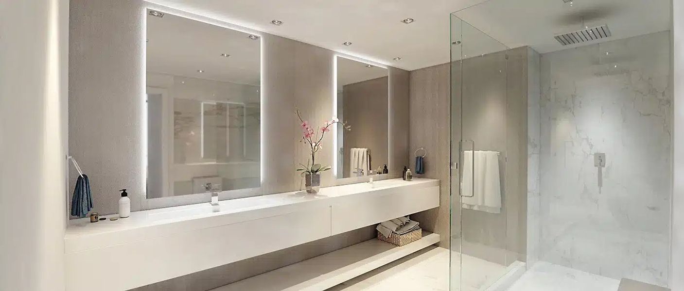 Furnished interior in a model home at Oasis Hallandale in Hallandale Beach (Image 4). Furnished interior in a model home at Oasis Hallandale in Hallandale Beach (Image 4).