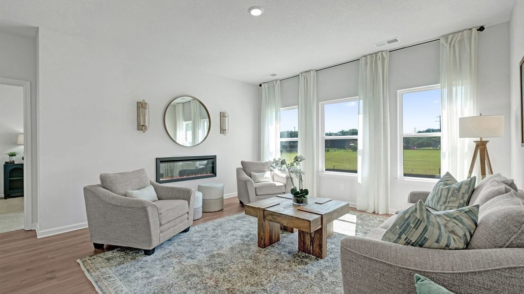 Furnished interior in a model home at Shiloh Springs in Jackson (Image 23).