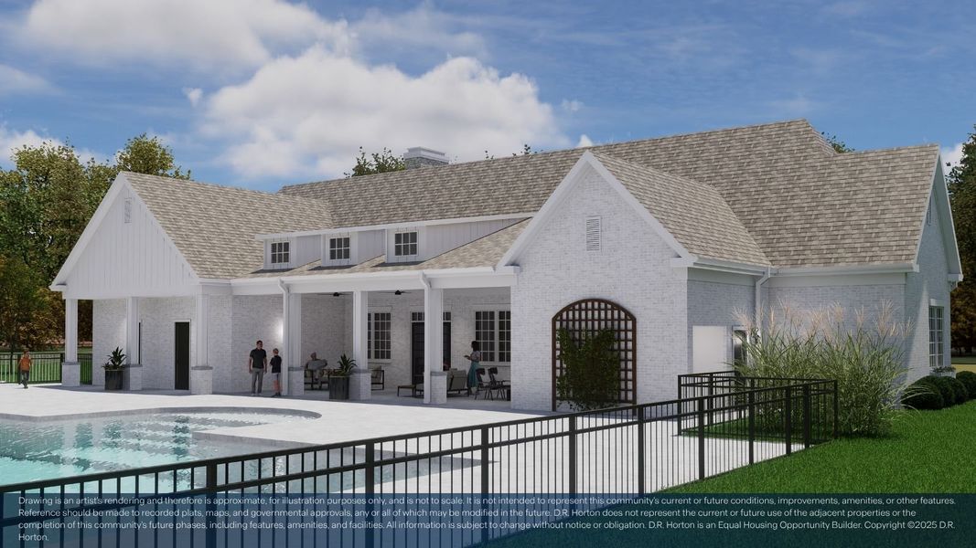 Front exterior of a home in the English Farm community, located in Archdale, NC (Image 8).