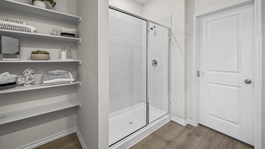 Furnished interior in a model home at Winchester Crossing in Princeton (Image 37).